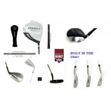 AGXGOLF LOTUS MEN'S EXEC GRAPHITE GOLF SET wDRIVER +FW +HY+IRONS +SW +PUTTER